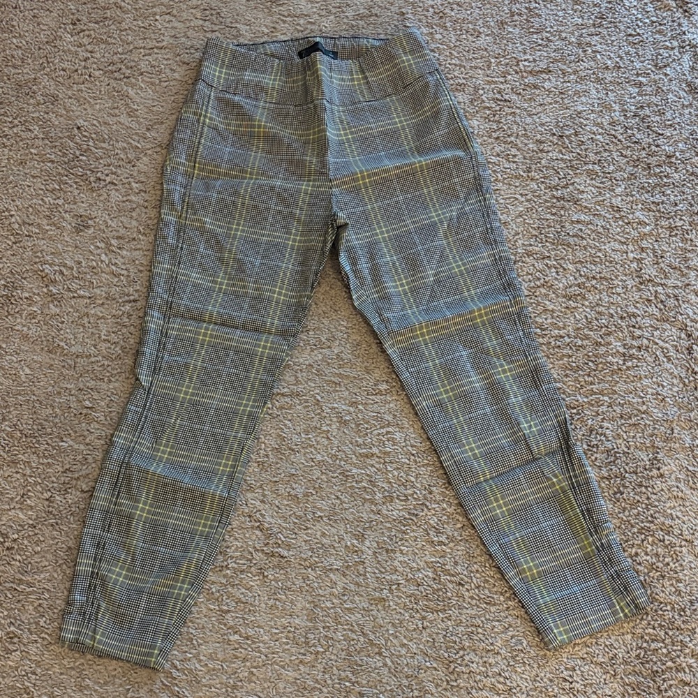 Plaid Ankle Pants